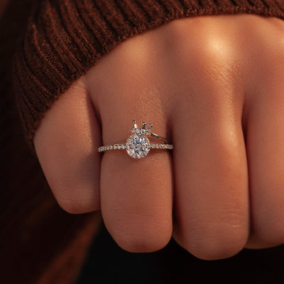 To My Daughter "Straighten that crown" S925 Sterling Silver Adjustable Ring