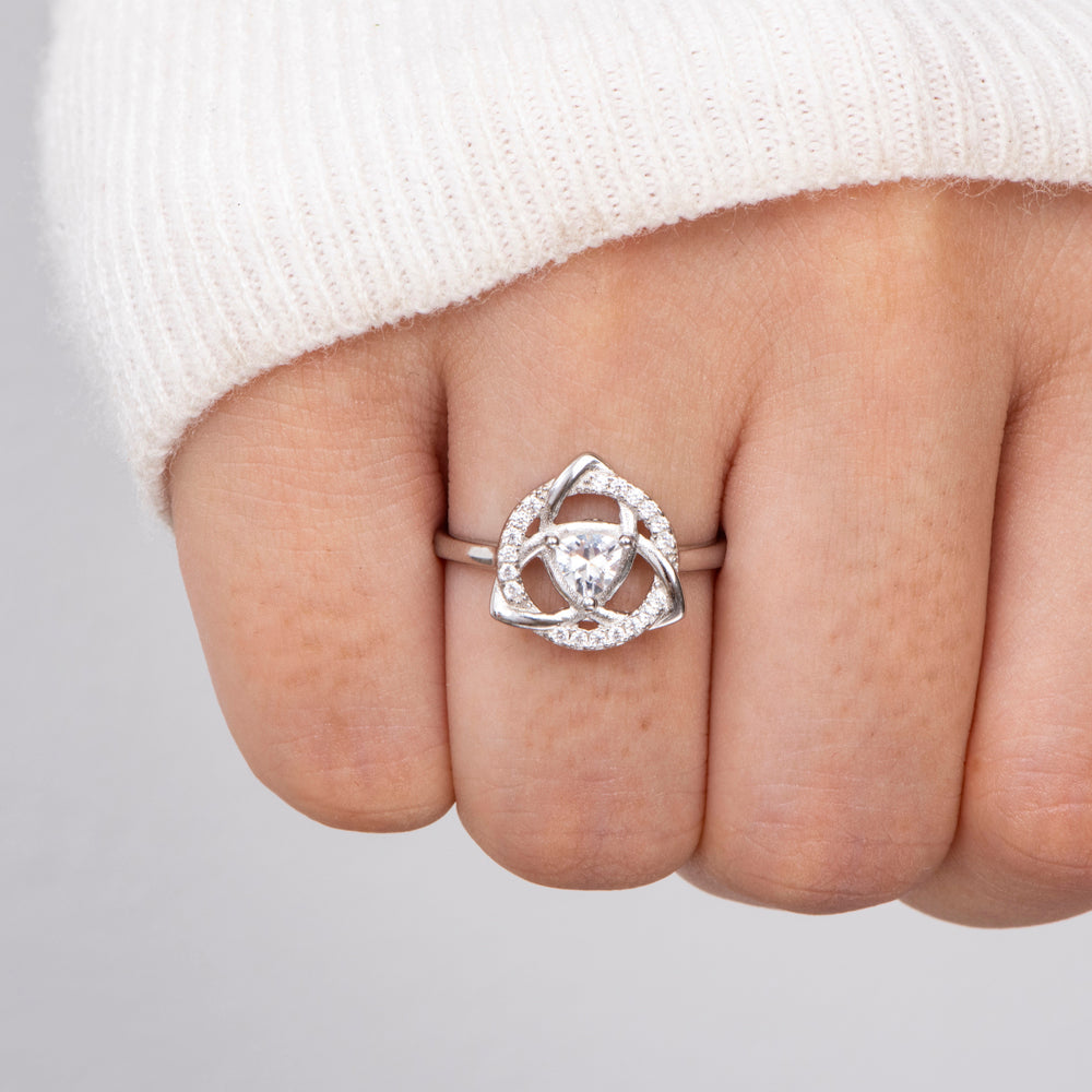 To My Daughter "A knot that can never be undone" Knot Ring