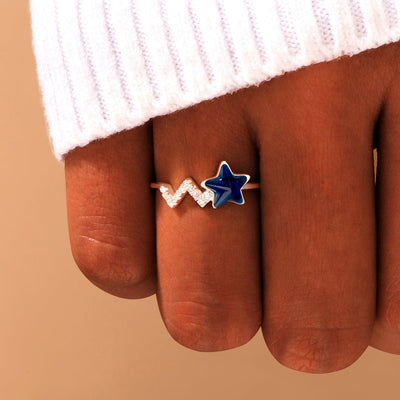 "Rise to the occasion of your life" Sterling Silver Adjustable Ring