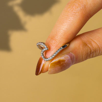 To My Granddaughter "Continue persisting in your dreams" Full Diamond Ring