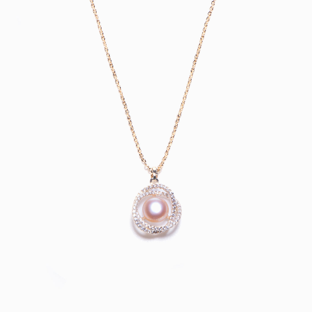 To My Daughter "You will never outgrow my heart" Freshwater Pearl Necklace