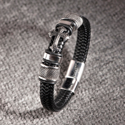"God grant me Power" Cross Bracelet
