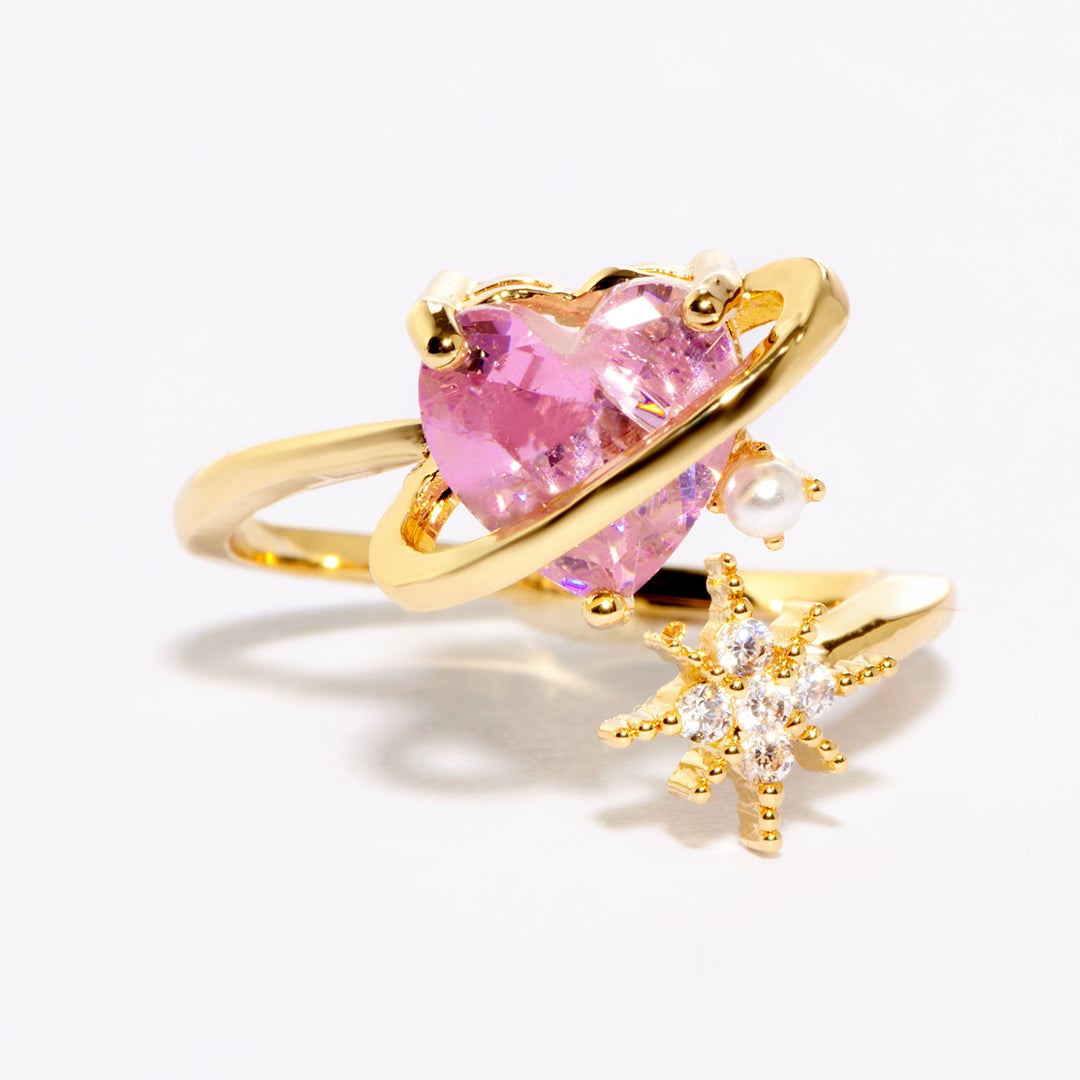 "I Love You to The Moon and Back" Adjustable Ring