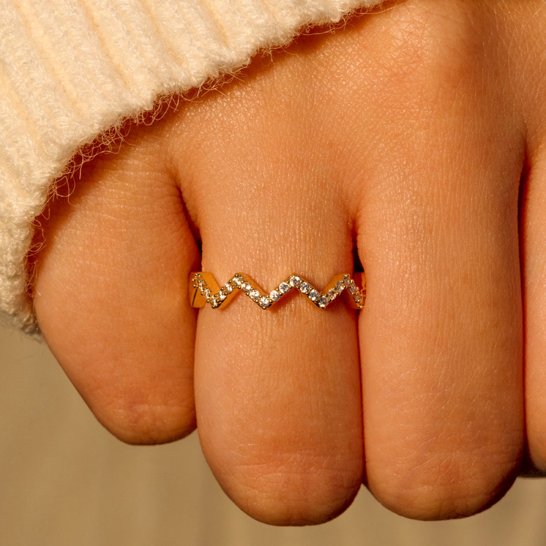 "In life, you can’t have the highs without the lows." S925 Sterling Silver Adjustable Ring
