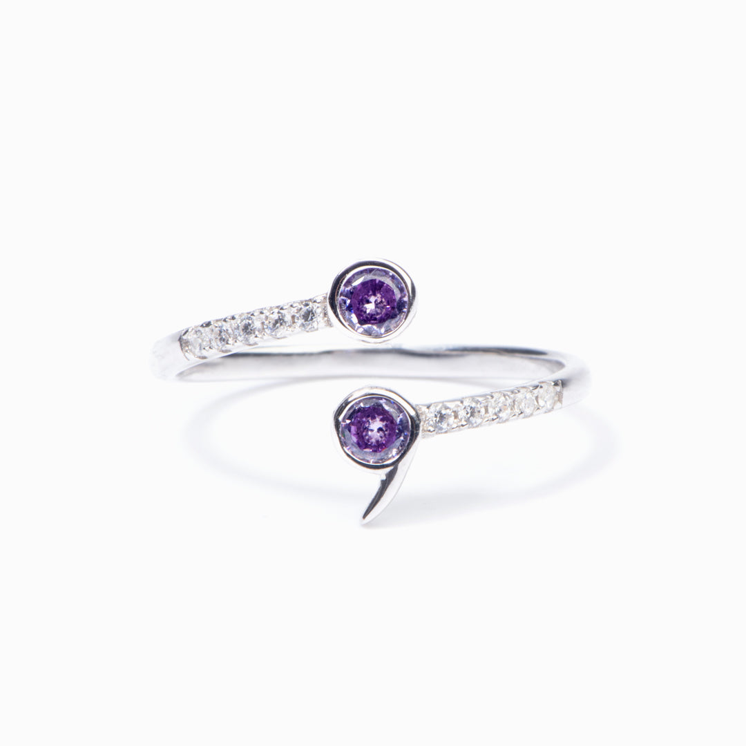 "Your story is not over yet." Semi-Colon Ring