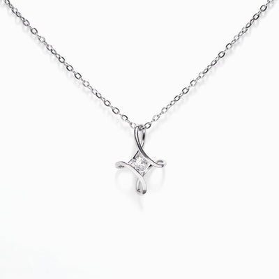 To My Mother "You will always be in my heart" Cross Necklace