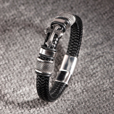 "God grant us Power" Cross Bracelet