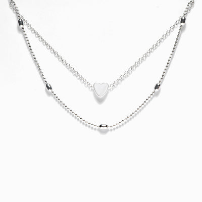 To My Daughter "You will always be in my heart" Heart Anklet