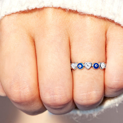 "Protect You" Evil Eye Ring