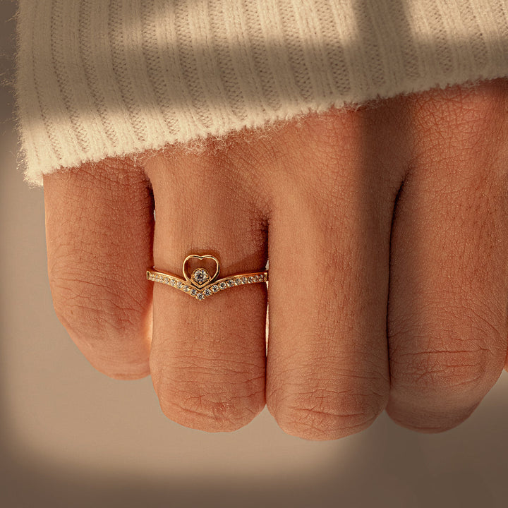 To My Daughter "I will always have you in my heart" Ring