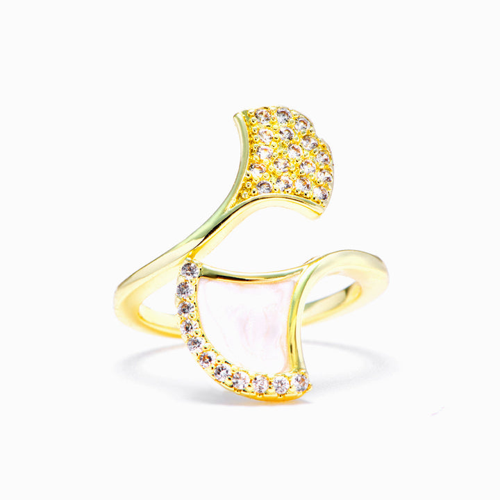 "The world is your oyster, and you are the pearl." Pearl Shell Ring