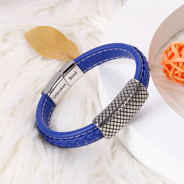 To My Son "The bond between a mother and son can never break." Bond Bracelet