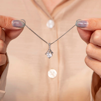 To My Granddaughter "You were made to sparkle like diamonds." Diamond Necklace