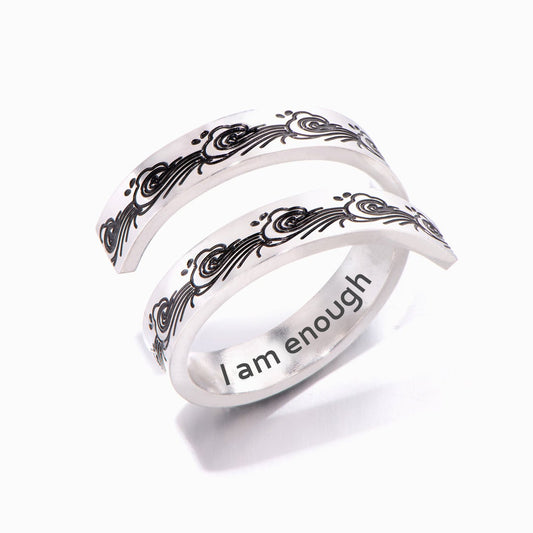 "You are Strong, You are Whole, You are Enough!" Ring