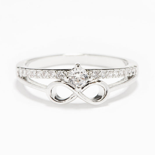 "I love you to the moon and back, to infinity and beyond forever and ever." Ring