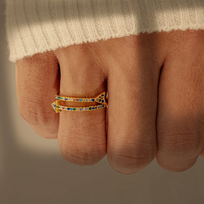 "You can do it as long as you commit yourself" Adjustable Ring