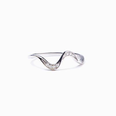 To My Ride or Die "Be there for you" Wave Ring