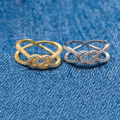 To My Daughter "Seek the wisdom that will untie your knot" Knot Ring