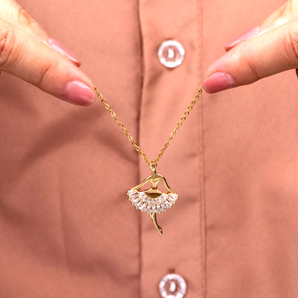 To My Daughter "Dance in the rain" Necklace