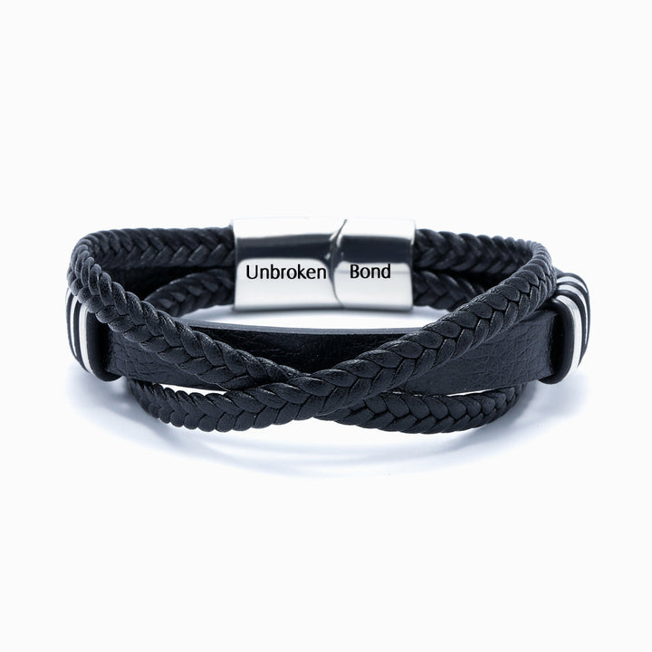 To My Son "A BOND THAT CAN'T BE BROKEN" Bond Bracelet