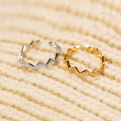 "In life, you can’t have the highs without the lows." S925 Sterling Silver Adjustable Ring