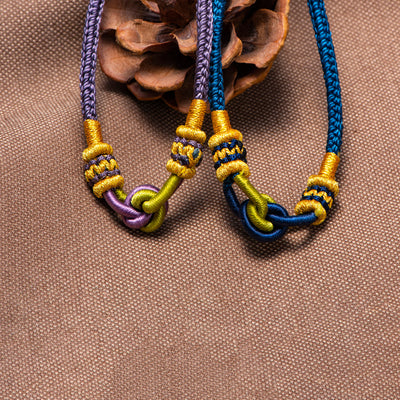 To My Granddaughter "A link that can never be undone" Braided Knot Bracelet