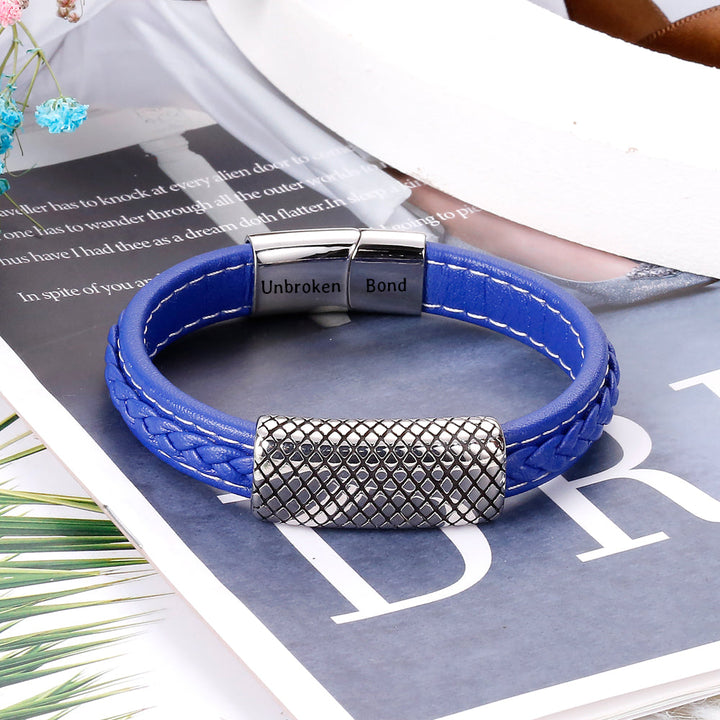 To My Son "The bond between a mother and son can never break." Bond Bracelet