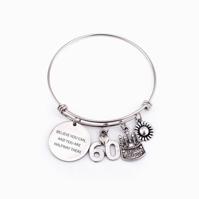 "You can do it." Charm Bracelet