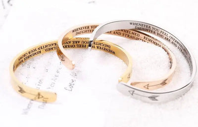 [Multiple Family Members] "WHENEVER YOU FEEL OVERWHELMED... REMEMBER WHOSE... YOU ARE AND STRAIGHTEN YOUR CROWN" BRACELET AND MEN'S BRACELETS - SARAH'S WHISPER