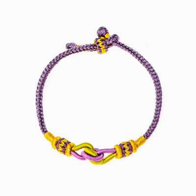 To My Granddaughter "A knot can never be broken" Braided Knot Bracelet