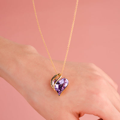To My Mother "I LOVE YOU MOM" Heart Necklace