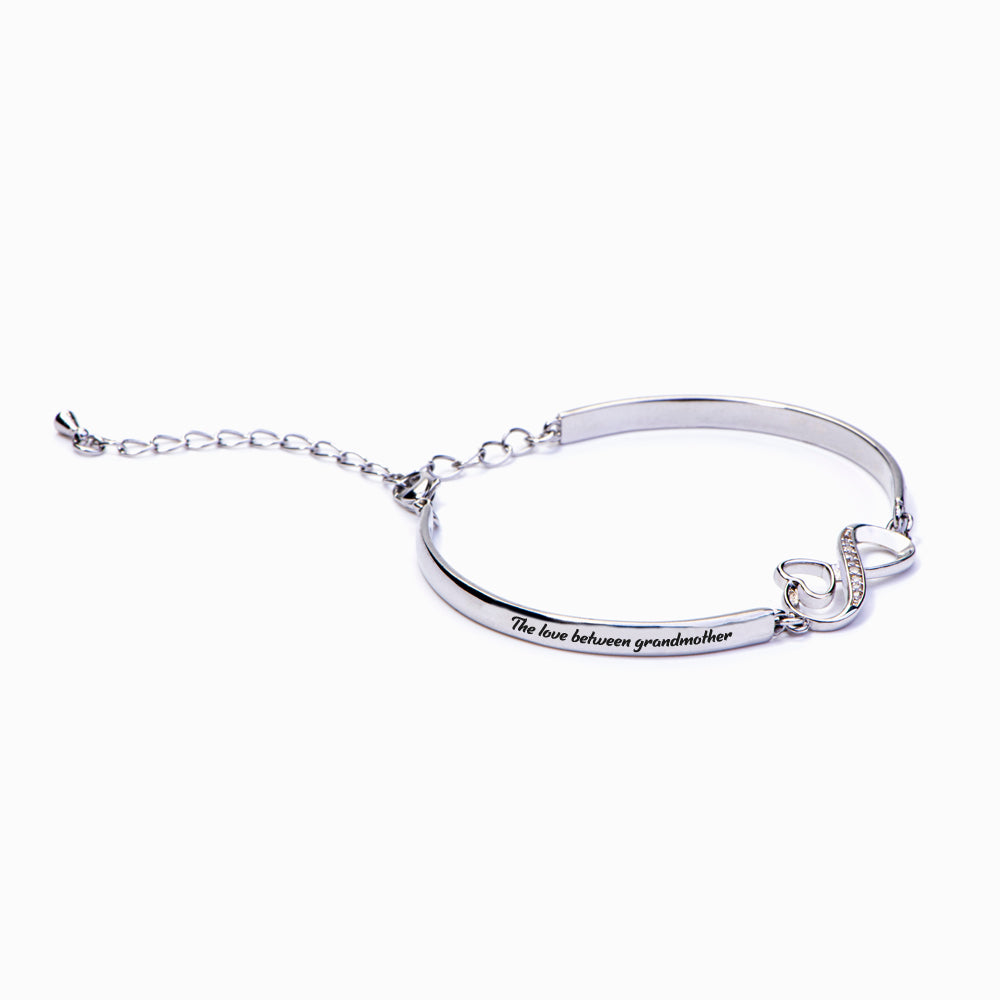 To My Granddaughter "Forever Love" Infinite Love Bracelet