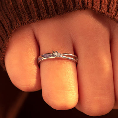 "You may have stopped believing in Unicorns, but they never stopped believing in you." S925 Sterling Silver Adjustable Ring