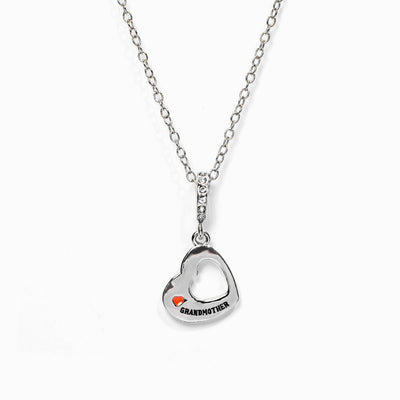 To My Granddaughter "you will always be in my heart" Heart Necklace