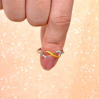 To My Niece "You were born to fly" Luck Feather Ring