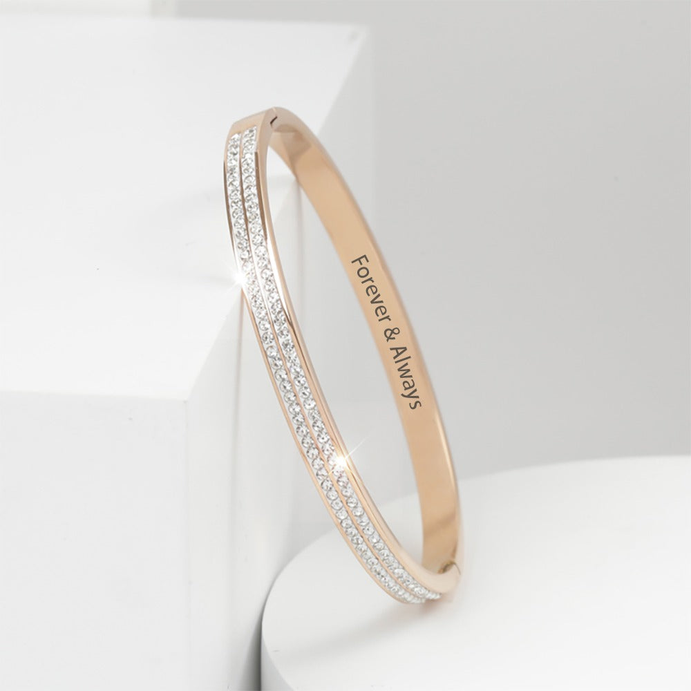 To My Sister "Forever & Always" Bracelet - SARAH'S WHISPER