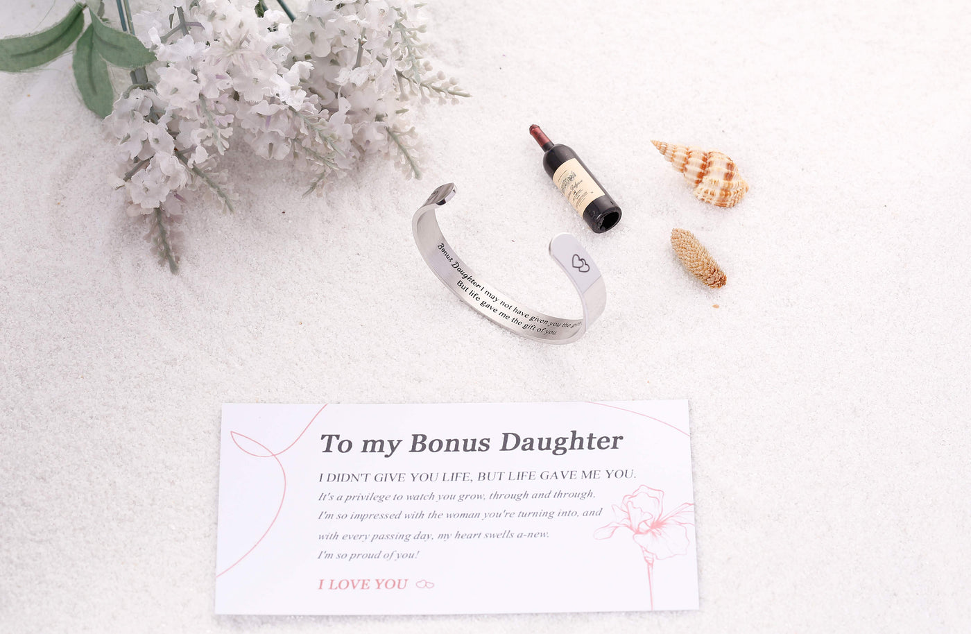 TO MY BONUS DAUGHTER BANGLE - SARAH'S WHISPER