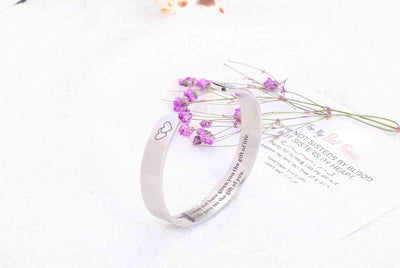 To My Bonus Daughter ”BONUS DAUGHTER, I MAY NOT HAVE GIVEN YOU THE GIFT OF LIFE. BUT LIFE GAVE ME THE GIFT OF YOU“ Bracelet - SARAH'S WHISPER