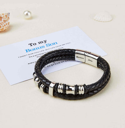 TO MY BONUS SON " Bonus Son" Bracelet - SARAH'S WHISPER