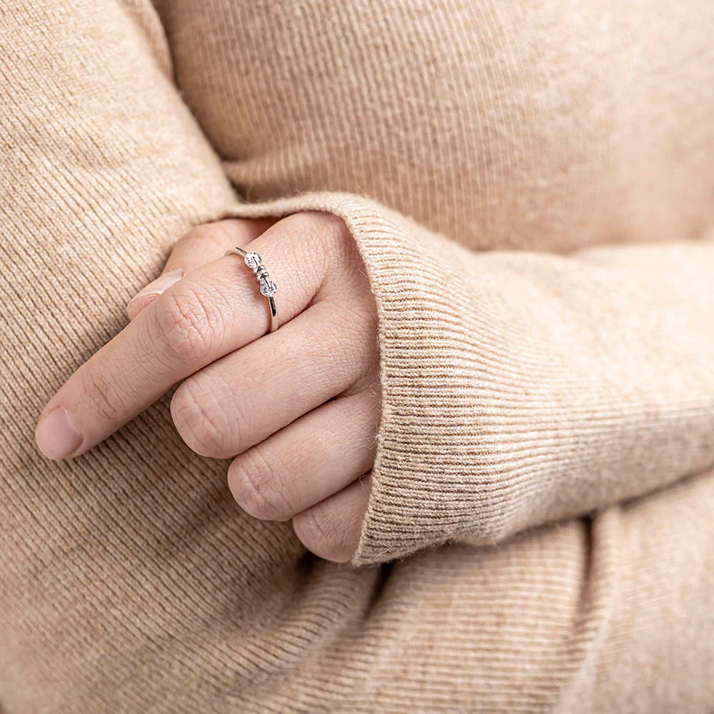 To My Daughter "You are precious" Pearl Ring