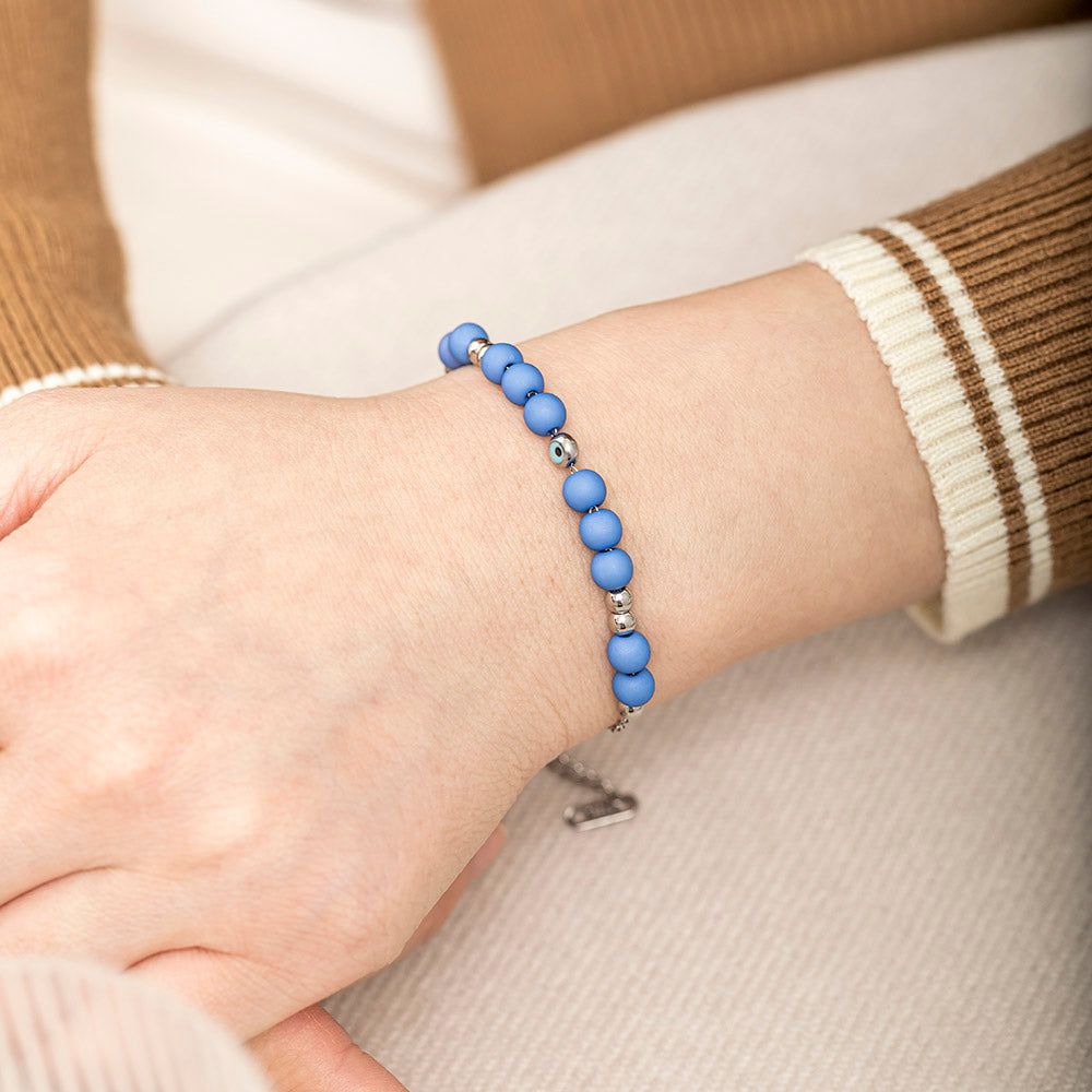 To My Daughter "Love and protect " Evil Eye Bracelet