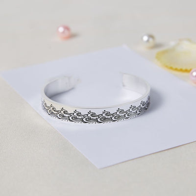 To My Daughter "The love between a Mother & Daughter is forever" Ocean Wave Bracelet - SARAH'S WHISPER