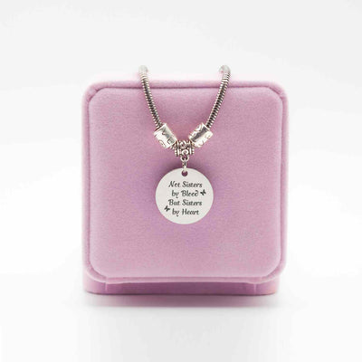 [CUSTOM NAMES] For My Best Friend "Not SISTERS BY BlOOD BUT SISTERS BY HEART" Bracelet - SARAH'S WHISPER