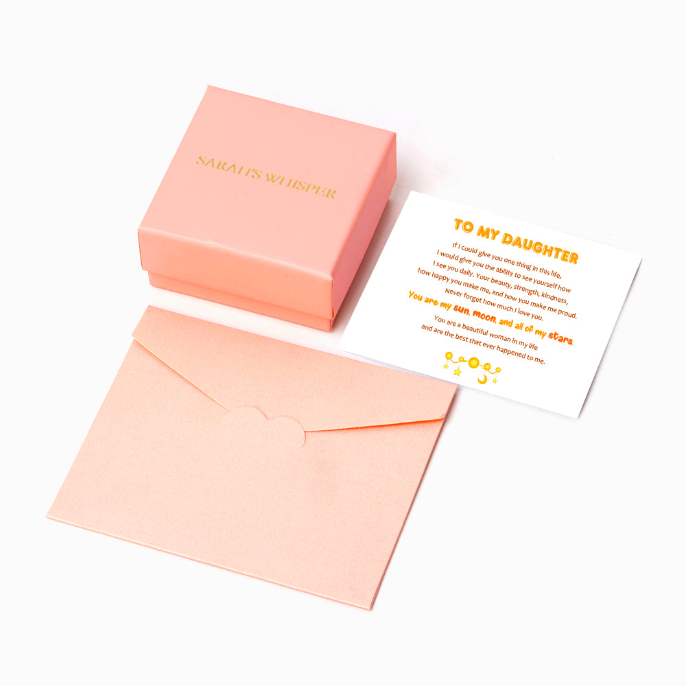 To My Daughter "My sun, moon and all of my stars." Star Bracelet