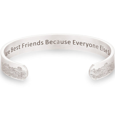 For My Best Friend "We Are Best Friend Because Everyone Else Sucks." Bracelet - SARAH'S WHISPER