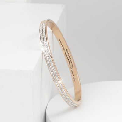 To My Daughter "Mothers and Daughters, never truly part, maybe in distance, but never in heart" Bracelet - SARAH'S WHISPER