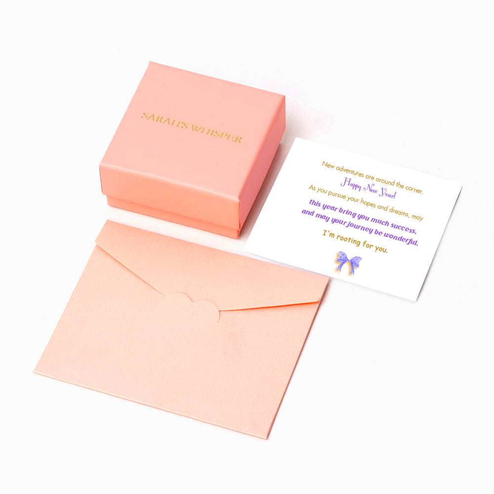 Knitted bowknot bracelet with an inspirational message. Perfect for wishing luck and support. The image depicts a stylish bracelet adorned with a bowknot, symbolizing encouragement and well-wishes for the wearer's journey