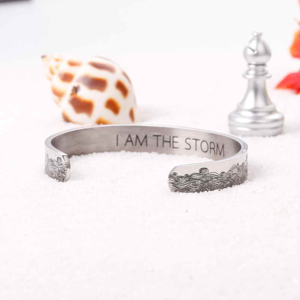 To My Daughter "I AM THE STORM" Bracelet - SARAH'S WHISPER
