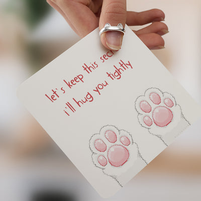 "Let's keep this secret, I'll hug you tightly" RING [🌿 RING +💌 GIFT CARD + 🎁 GIFT BAG + 💐 GIFT BOUQUET] - SARAH'S WHISPER
