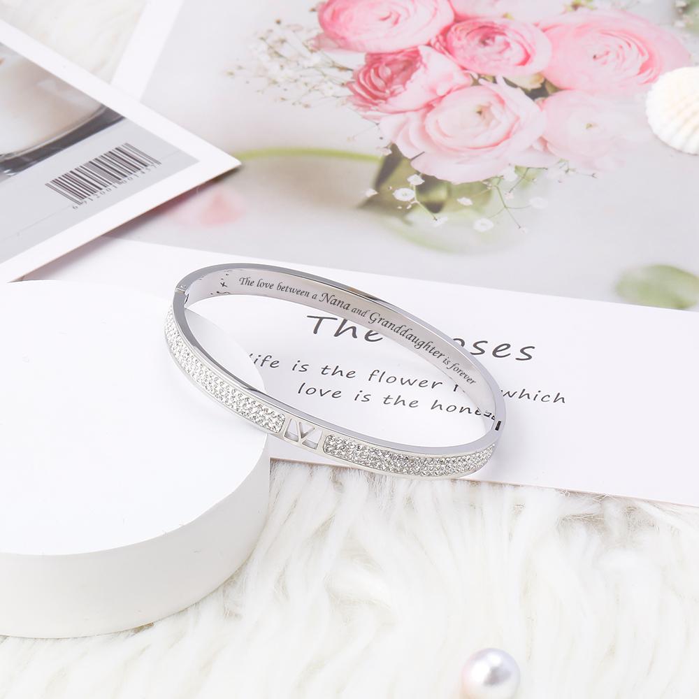 To My GRANDDAUGHTER "The love between a Nana and Granddaughter is forever" Bracelet - SARAH'S WHISPER